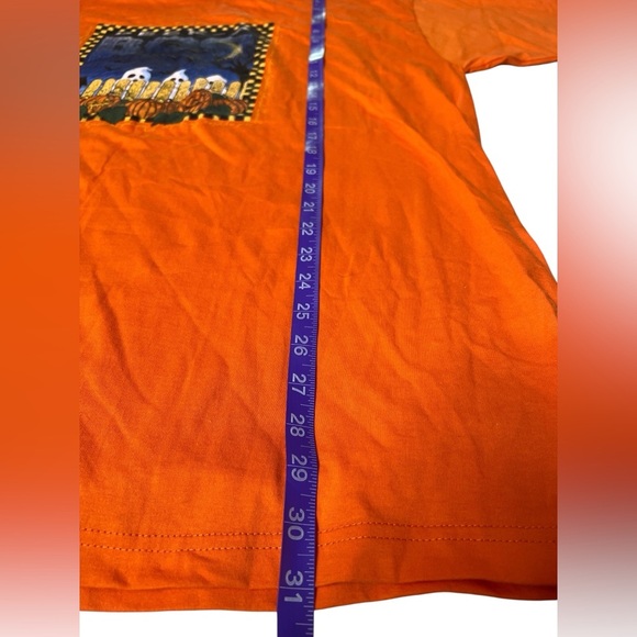 Vintage Style Halloween T-Shirt XL Ghosts Pumpkins Peek-a-Boo Graphic Tee New - Picture 4 of 5